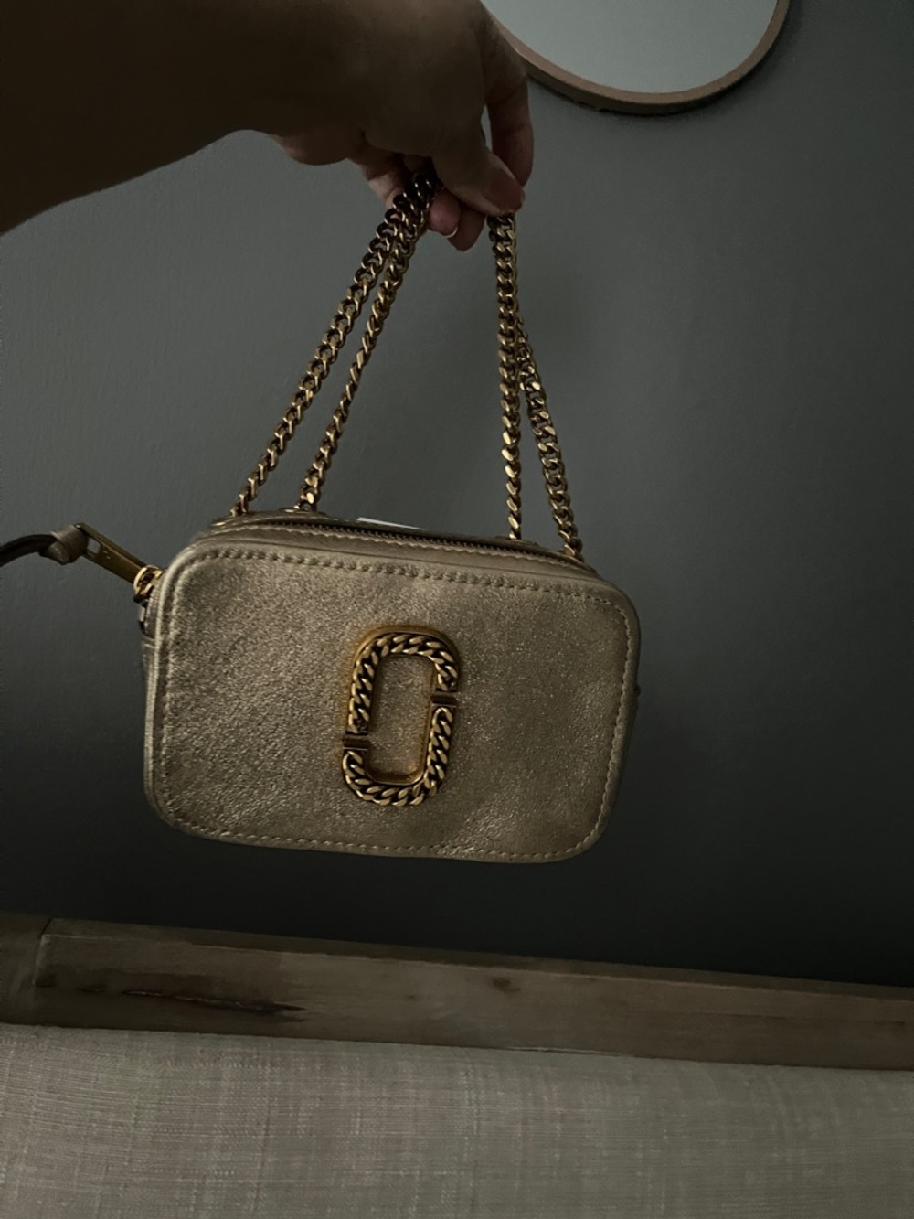 Mark Jacob glam shot soft gold leather - Picture 5 of 15